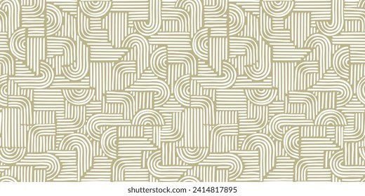 Hand drawn abstract seamless pattern, geometric background, simple style - great for textiles, banners, wallpapers, wrapping - vector design