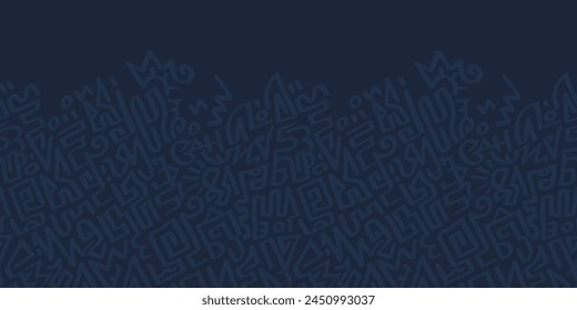 Dibujado a mano patrón abstracto sin costura, fondo étnico, estilo simple - ideal para textiles, Anuncios, Fondos de pantalla, envoltura - diseño de Vector 