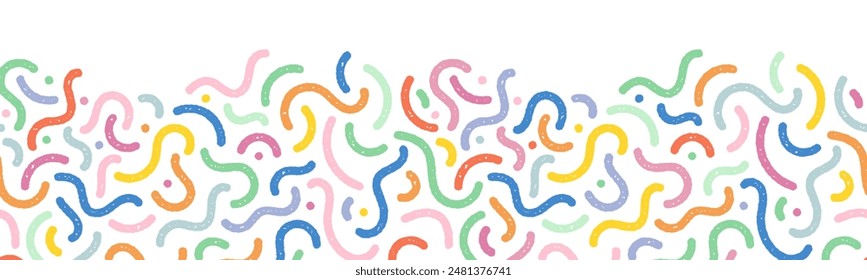 Hand drawn abstract seamless pattern, doodle background, simple style - great for textiles, banners, wallpapers, wrapping - vector design