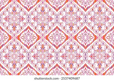 Hand drawn abstract seamless pattern, ethnic background, african style - great for textiles, banners, wallpapers, wrapping "This content was created using vector drawing tools not generated by AI"