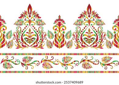 Hand drawn abstract seamless pattern, ethnic background, african style - great for textiles, banners, wallpapers, wrapping "This content was created using vector drawing tools not generated by AI"