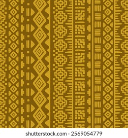 Hand drawn  abstract seamless pattern, ethnic background, aztec style - great for textiles, banners, wallpapers, wrapping - vector design