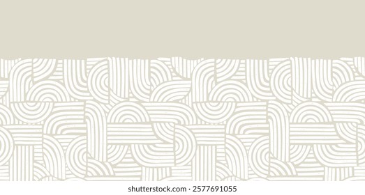 Hand drawn abstract seamless pattern, ethnic background, simple style - great for textiles, banners, wallpapers, wrapping - vector design 
