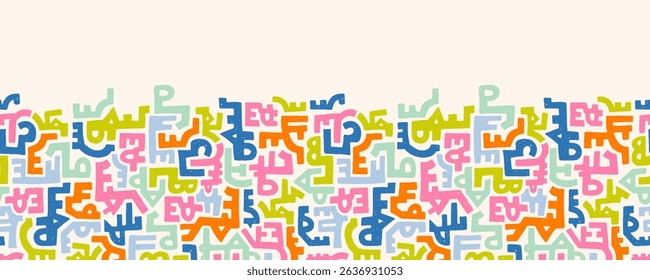 Hand drawn abstract seamless pattern, ethnic inspired background, simple style - great for textiles, banners, wallpapers, wrapping - vector design 