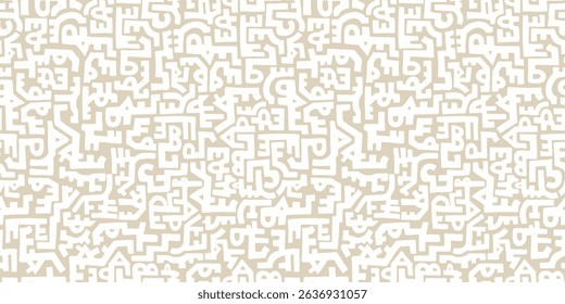 Hand drawn abstract seamless pattern, ethnic inspired background, simple style - great for textiles, banners, wallpapers, wrapping - vector design 
