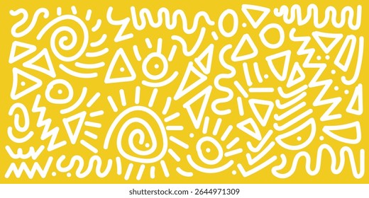 Hand drawn abstract seamless pattern, retro background, simple style - great for textiles, banners, wallpapers, wrapping - vector design in eps 10.