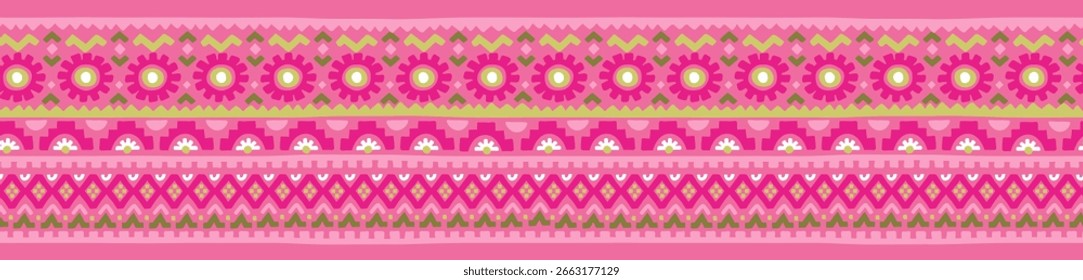 Hand drawn  abstract seamless pattern, ethnic background, aztec style - great for textiles, banners, wallpapers, wrapping - vector design
