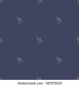 Hand drawn abstract seamless vector pattern. Minimalistic scandinavian design