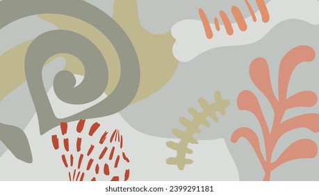 Handgezeichnet abstrakter Hintergrund mit bunter Gestaltung. Abstrakter Farbspritzer-Hintergrund für Design-Template-Banner und -Abdeckung