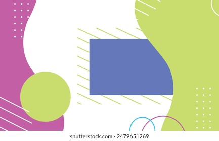Hand drawn abstract shapes background, Hand drawn minimalist background.