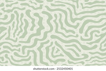 Hand drawn abstract shapes seamless pattern brain drawing colour vintage retro style vector texture fabric textile paper print packaging wrapping background wallpaper