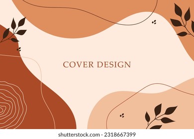 hand drawn abstract shapes template background,social media aesthetic background