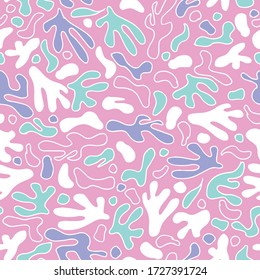 Hand drawn abstract shapes. Vector repeat. Great for home decor, wrapping, scrapbooking, wallpaper, gift, kids, apparel. 
