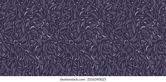 Hand drawn abstract spotted seamless pattern. Dark vector background with  layered dots, shapes, tiny drops, small spots, circles, snowflakes print. 