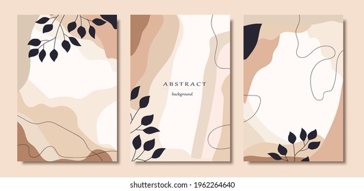 Hand drawn abstract trendy universal artistic background templates for invitation, banner, placard, brochure, poster, card, flye, cover, header.