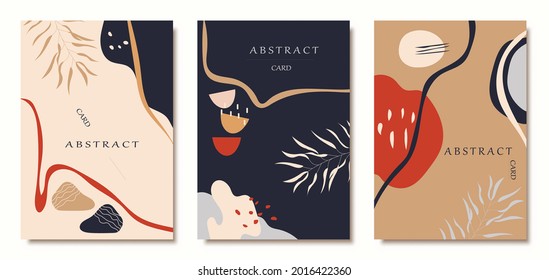 Hand drawn abstract trendy universal artistic background templates for invitation, banner, placard, brochure, poster, card, flye, cover, header.