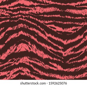 Patrón vectorial de repetición de dos colores dibujados a mano