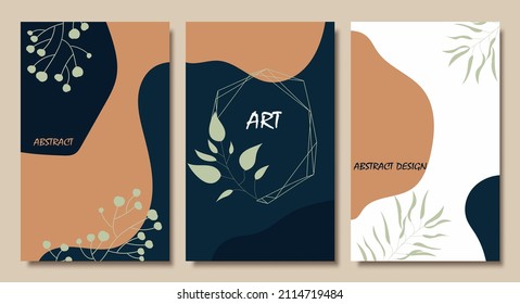 Hand drawn abstract universal background templates for invitation, banner, placard, brochure, poster, card, flye, cover, header.