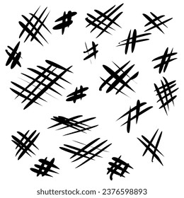 Hand drawn Abstract vector background pattern.