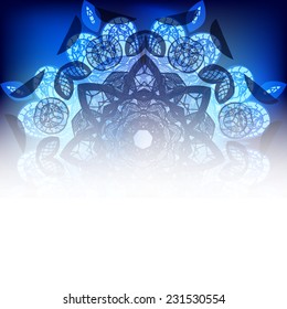 Hand drawn abstract vector pattern. Royal vector design element.