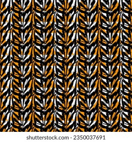 Hand drawn abstract wallpaper. Paint brush seamless surface pattern. Texture background. Template image. Fabric motif. Digital paper. Textile print backdrop. Page fill. Web designing. Art illustration