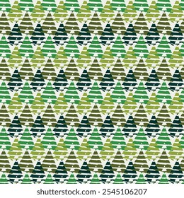 Papel de parede abstrato desenhado à mão. Pinte linhas de pincel e triângulos com padrão uniforme. Plano de fundo de escotilhas e formas de triângulo. Imagem de traçados e setas. Tecido. Impressão têxtil étnica. Arte vetorial.
