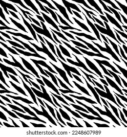 Hand drawn abstract zebra print. Seamless vector animal print. Zebra. Art print. Textile. Textile. Abstraction. Jungle. Africa. Brazil. Zoo.