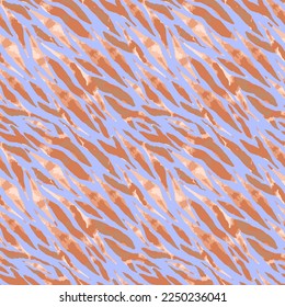 Hand drawn abstract zebra print. Seamless vector animal print. Zebra. Art print. Textile. Textile. Abstraction. Jungle. Africa. Brazil. Zoo.Autumn color combination. Fabric print. Abstract background.
