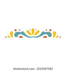 Hand Drawn Abtract Groovy Frame Design Element Vector