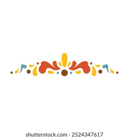 Hand Drawn Abtract Groovy Frame Design Element Vector