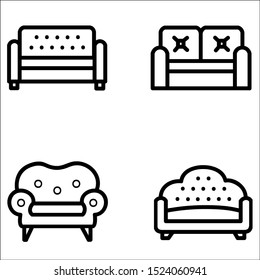Hand drawn accent chair set. Beautiful design.