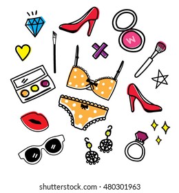 Hand Drawn Accessory Doodles
