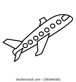 Hand Drawn Airplane Vector / Illustration