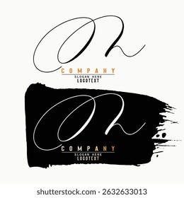 hand drawn alphabet. initial letter, alphabet, Letter M Signature Logo - Initial Alphabet for M - Handwritten M Logo, M letter beauty handwriting vector logo.eps8