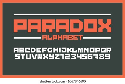 Hand Drawn alphabet. Modern vector font. Creative typeface.