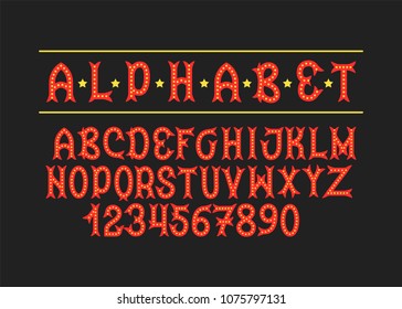 Hand Drawn alphabet. Modern vector font. Creative typeface.