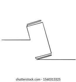 hand drawn aluminum cans. Blank line art can drink beer soda water juice packaging empty mock up doodle container vector template