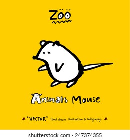Hand drawn animal illustration - vector