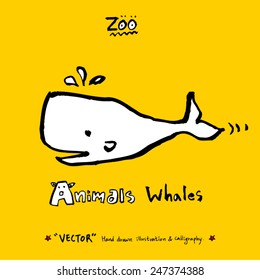 Hand drawn animal illustration - vector