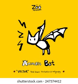 Hand drawn animal illustration - vector
