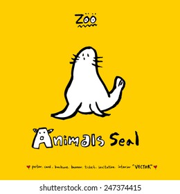Hand drawn animal illustration - vector