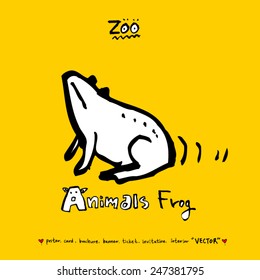 Hand drawn animal illustration - vector