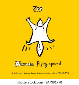 Hand drawn animal illustration - vector