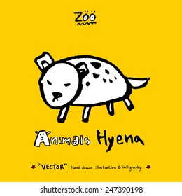 Hand drawn animal illustration - vector