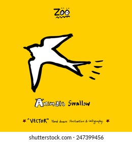 Hand drawn animal illustration - vector