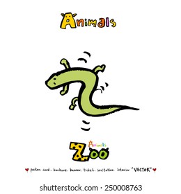 Hand drawn animal illustration - vector