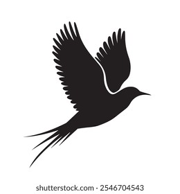 Hand drawn animal silhouette illustration