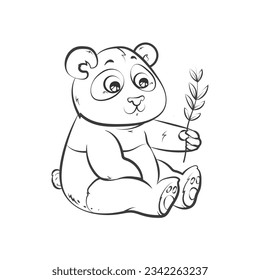 hand drawn animal sketch illustration. animals for coloring book. Animal Outline. vector illustration for children. Cute cartoon characters. Farm, forest and jungle animals. animals line art.