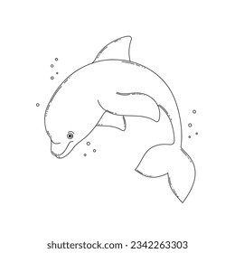 hand drawn animal sketch illustration. animals for coloring book. Animal Outline. vector illustration for children. Cute cartoon characters. Farm, forest and jungle animals. animals line art.