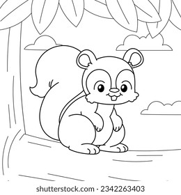 hand drawn animal sketch illustration. animals for coloring book. Animal Outline. vector illustration for children. Cute cartoon characters. Farm, forest and jungle animals. animals line art.